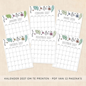 kalender 2027 printen