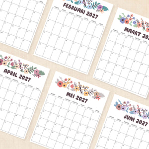 kalender 2027 printen