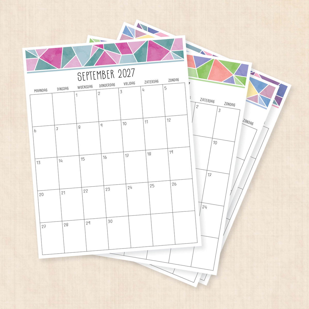 kalender 2027 printen