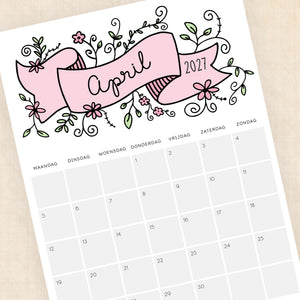 kalender 2027 printen