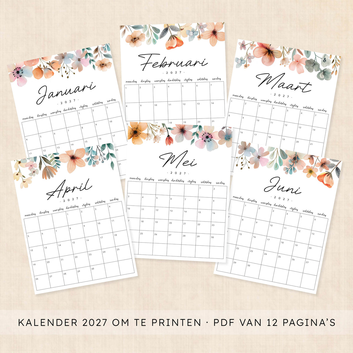kalender 2027 printen