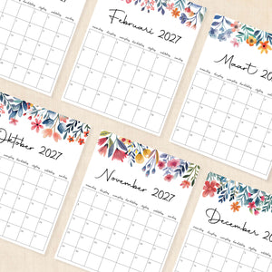 kalender 2027 printen