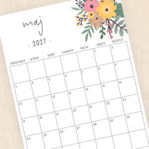 kalendarz 2027 do druku