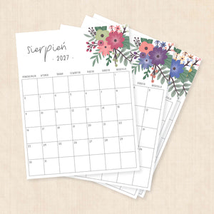 kalendarz 2027 do druku