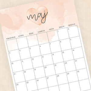 kalendarz 2027 do druku