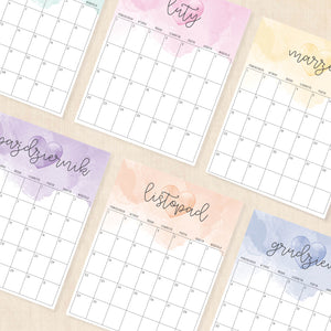 kalendarz 2027 do druku