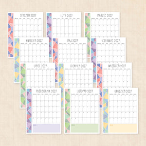 Kalendarz 2027 do druku