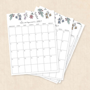 Kalendarz 2027 do druku