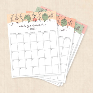 kalendarz 2027 do druku