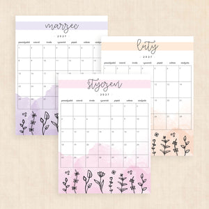 Kalendarz 2027 do druku