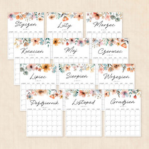 Kalendarz 2027 do druku