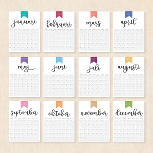 kalender 2027 utskrift