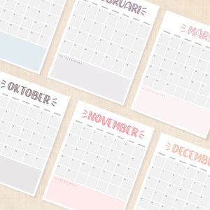 kalender 2027 utskrift