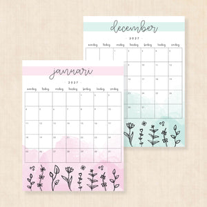 kalender 2027 utskrift