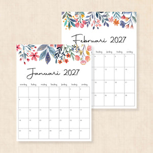 kalender 2027 utskrift