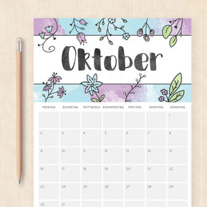 Kalender 2028 zum Ausdrucken