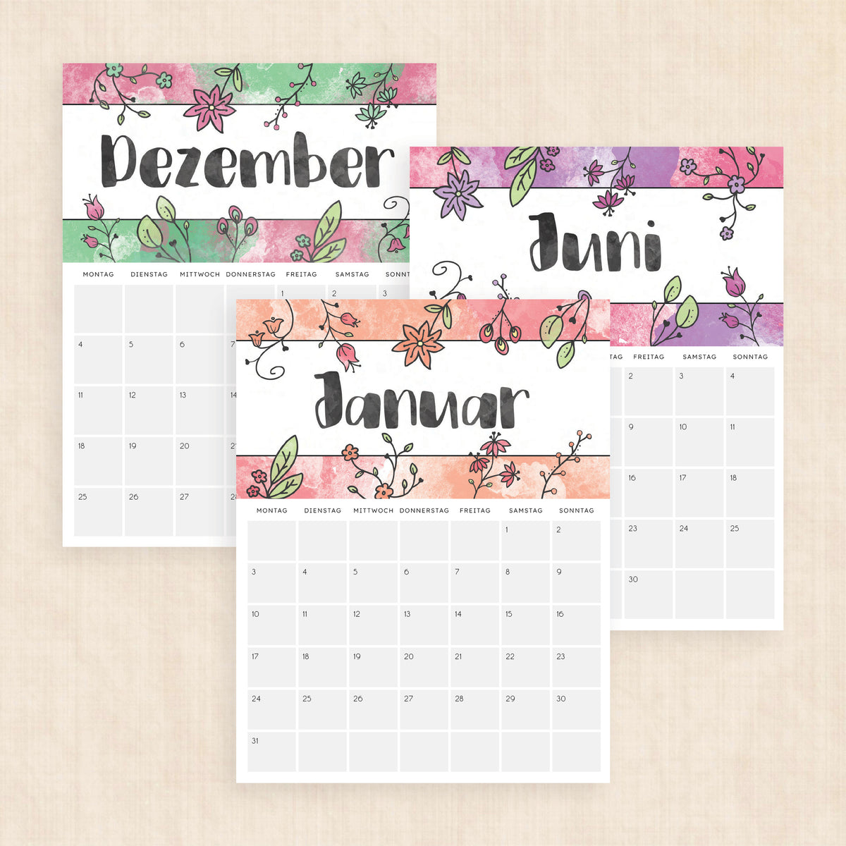 Kalender 2028 zum Ausdrucken