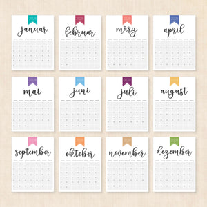 Kalender 2028 zum Ausdrucken