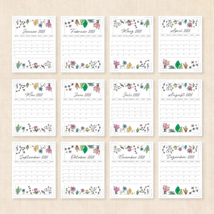 Kalender 2028 zum Ausdrucken