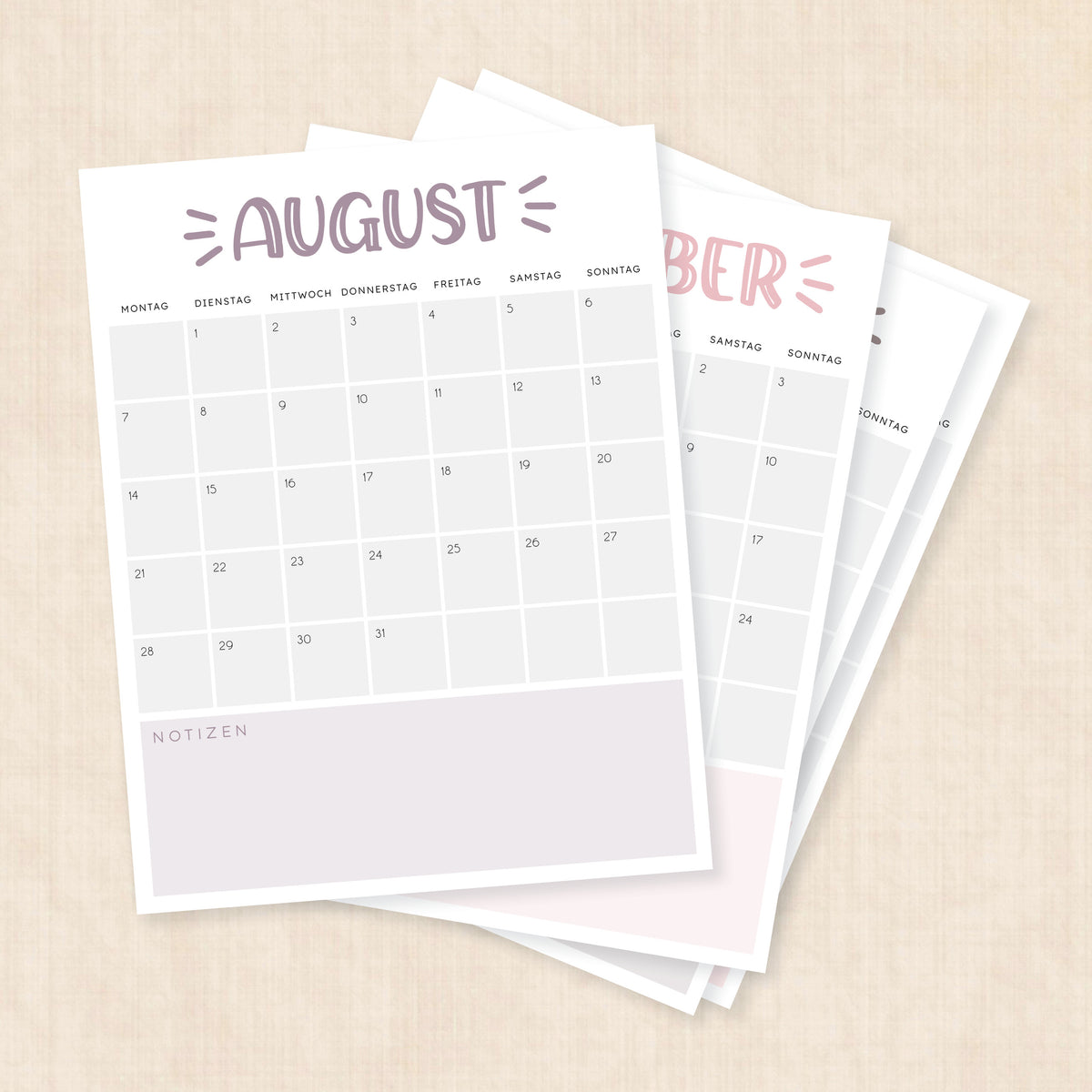 Kalender 2028 zum Ausdrucken