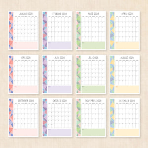 Kalender 2028 zum Ausdrucken