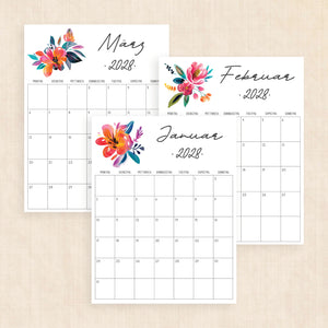 Kalender 2028 zum Ausdrucken