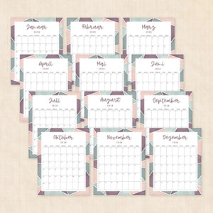 Kalender 2028 zum Ausdrucken