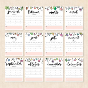 Kalender 2028 print selv
