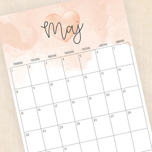 Kalender 2028 print selv: Colorful Crush