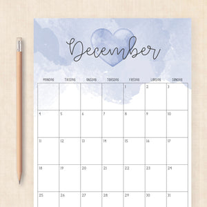 Kalender 2028 print selv: Colorful Crush