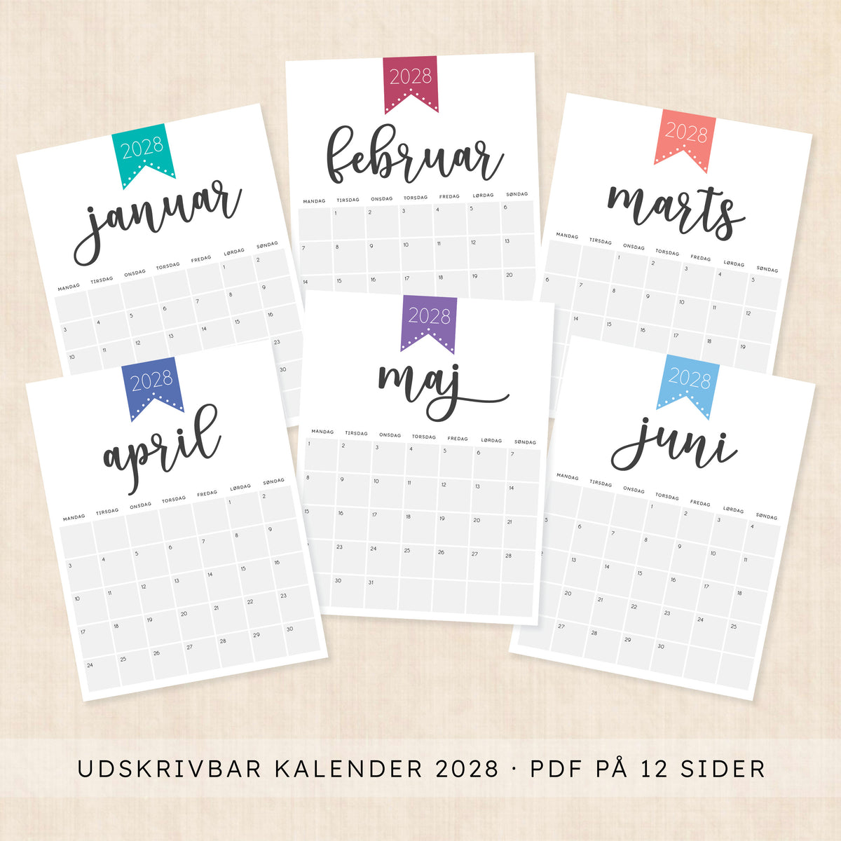 Kalender 2028 print selv: Polished Pride