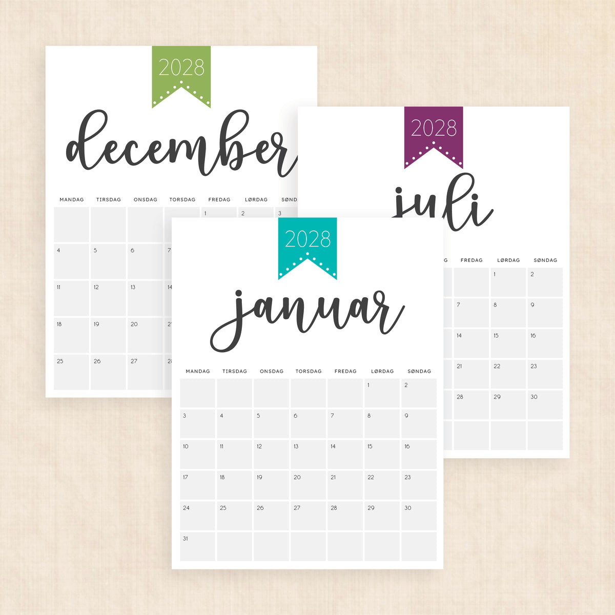 Kalender 2028 print selv: Polished Pride