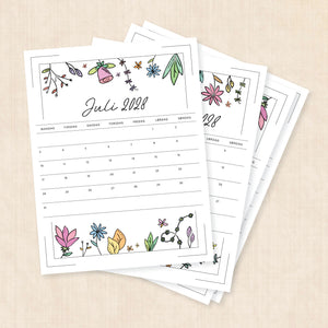 Kalender 2028 print selv: Azalea Anthem