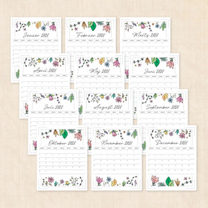 Kalender 2028 print selv: Azalea Anthem