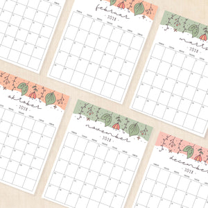 Kalender 2028 print selv: Garden Gala