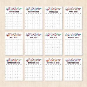 Kalender 2028 print selv: Driftwood Dreams