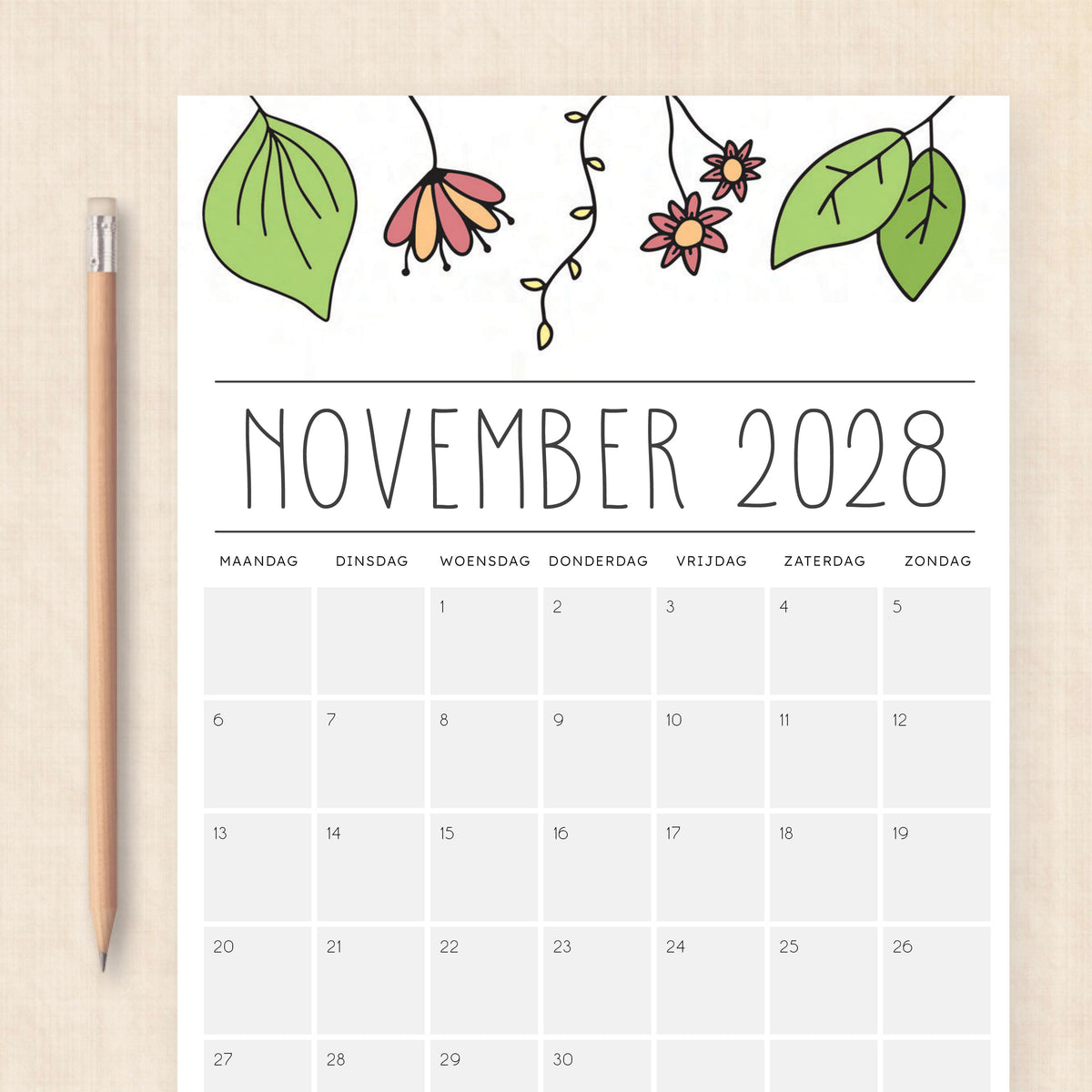 kalender 2028