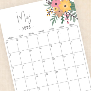 kalender 2028 att skriva ut