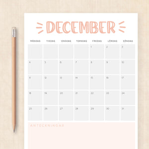 kalender 2028 att skriva ut