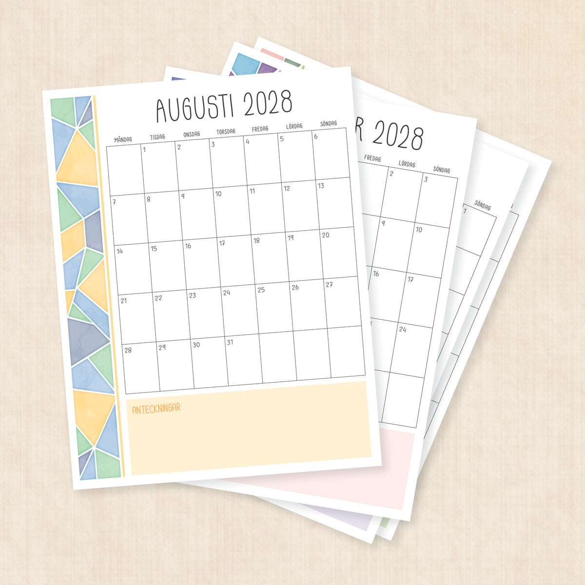 kalender 2028 att skriva ut