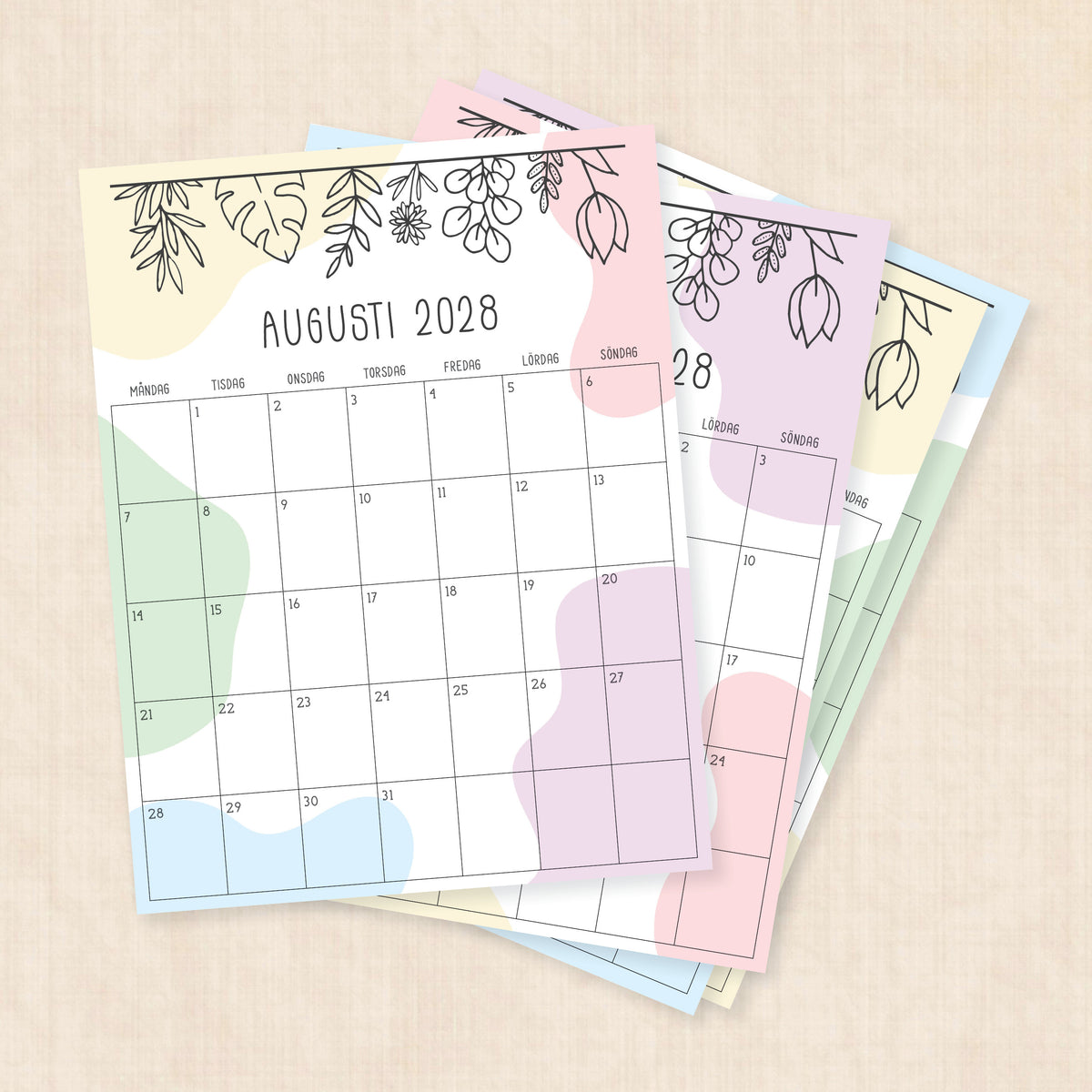 kalender 2028 att skriva ut