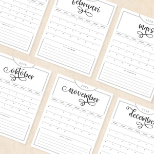 kalender 2028 att skriva ut