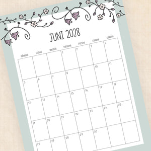 kalender 2028 att skriva ut