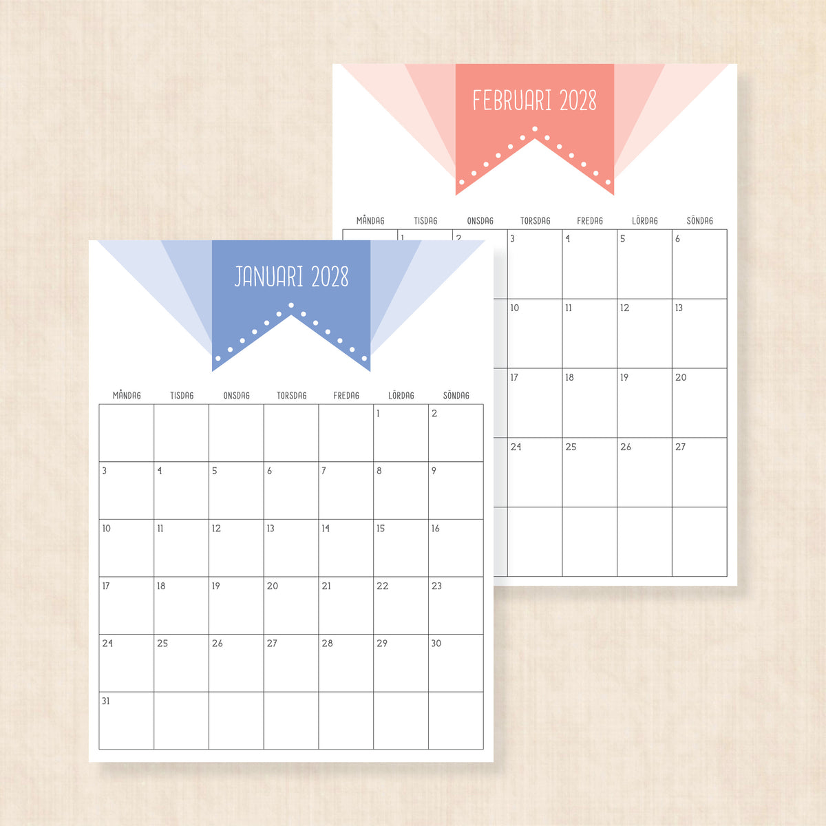 kalender 2028 att skriva ut