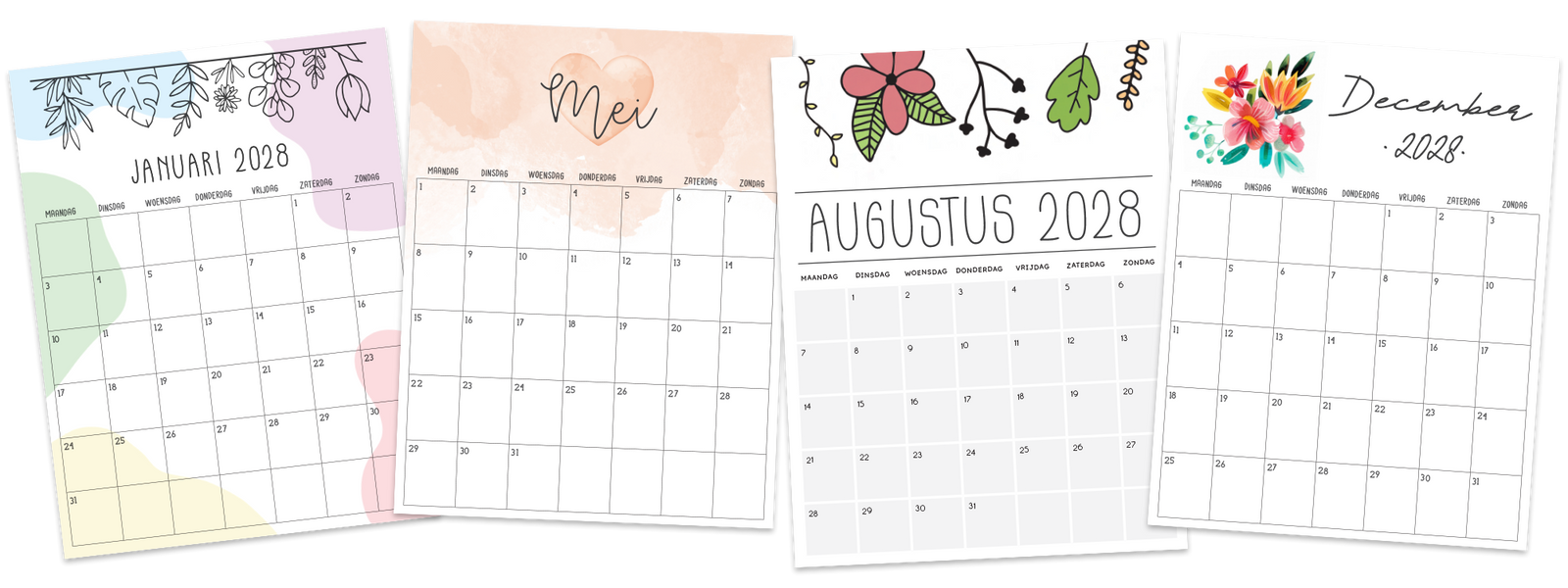 jaarkalender 2028