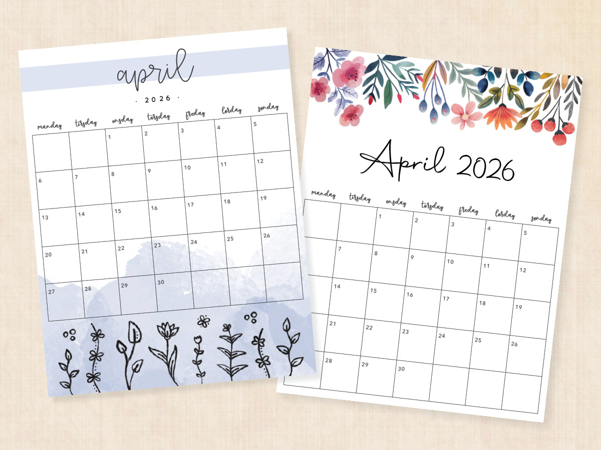 kalender april 2026 pdf