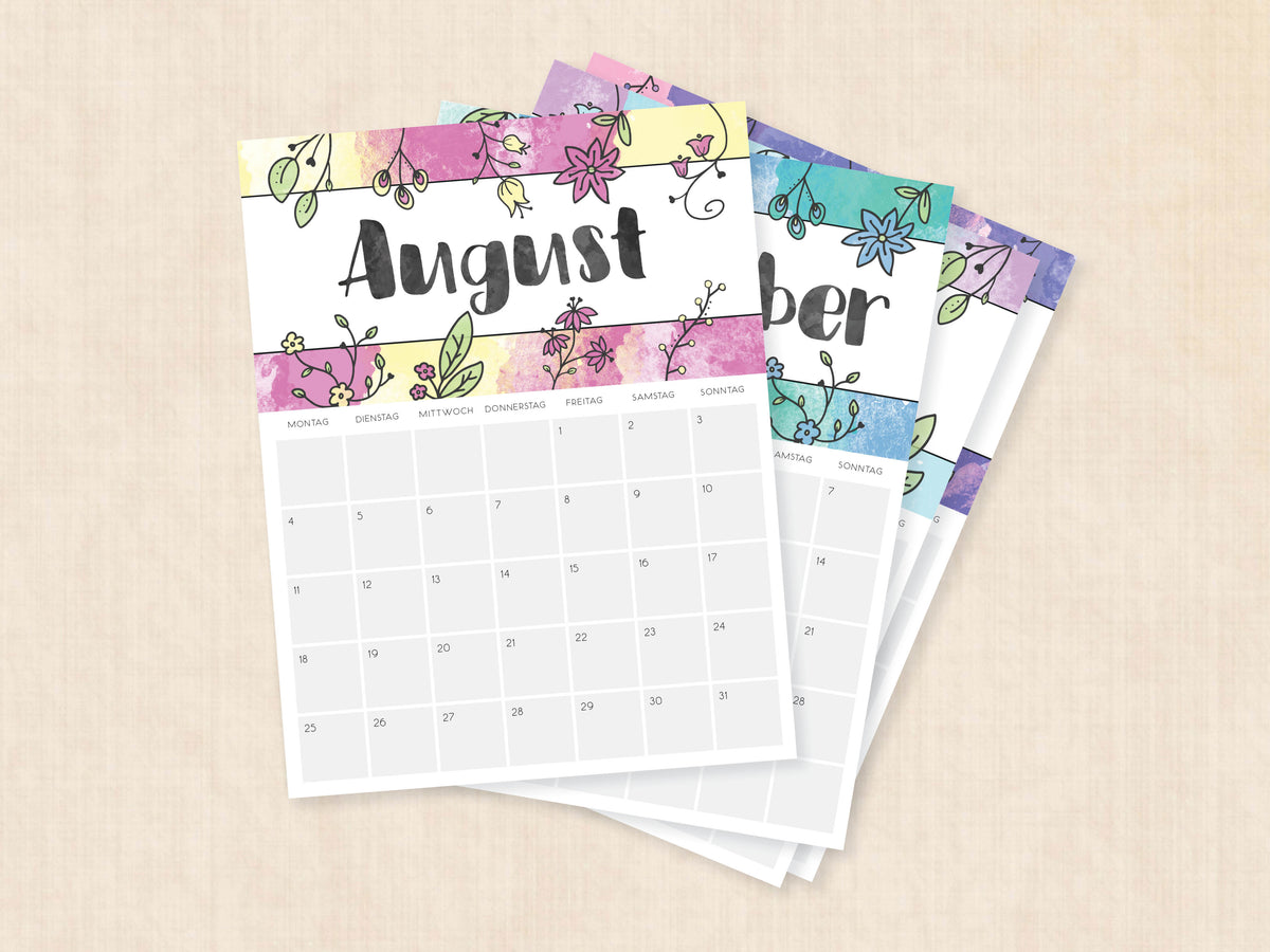 kalender august 2025