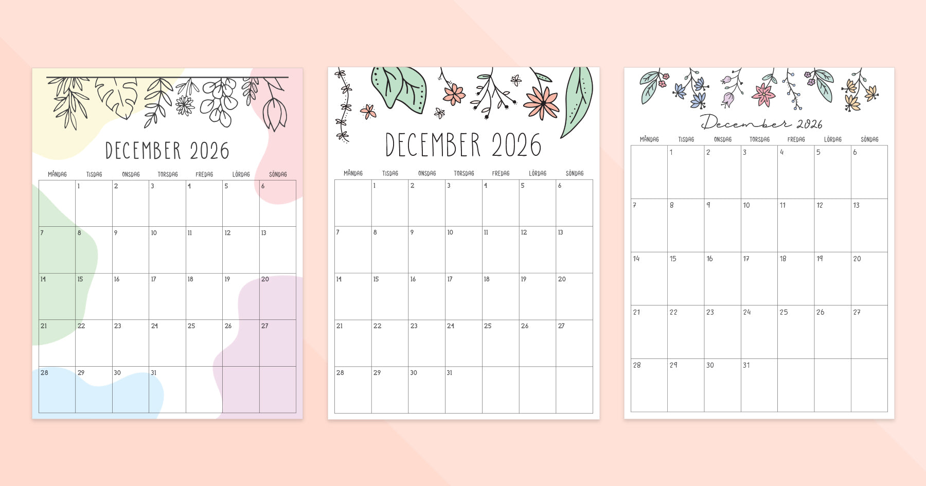 kalender december 2026