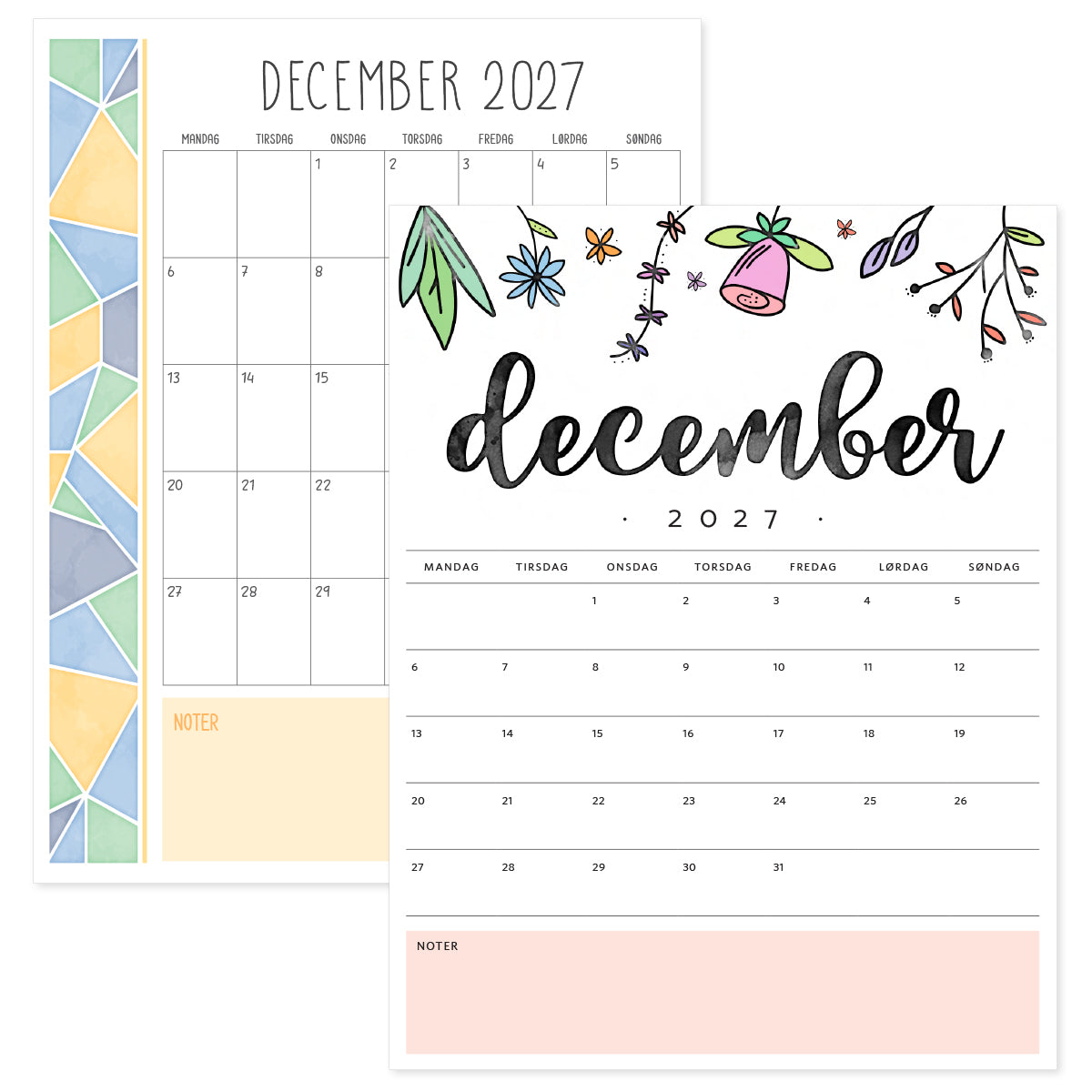 kalender december 2027