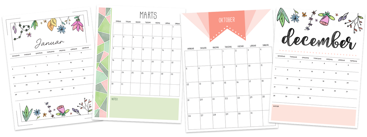 kalender print selv